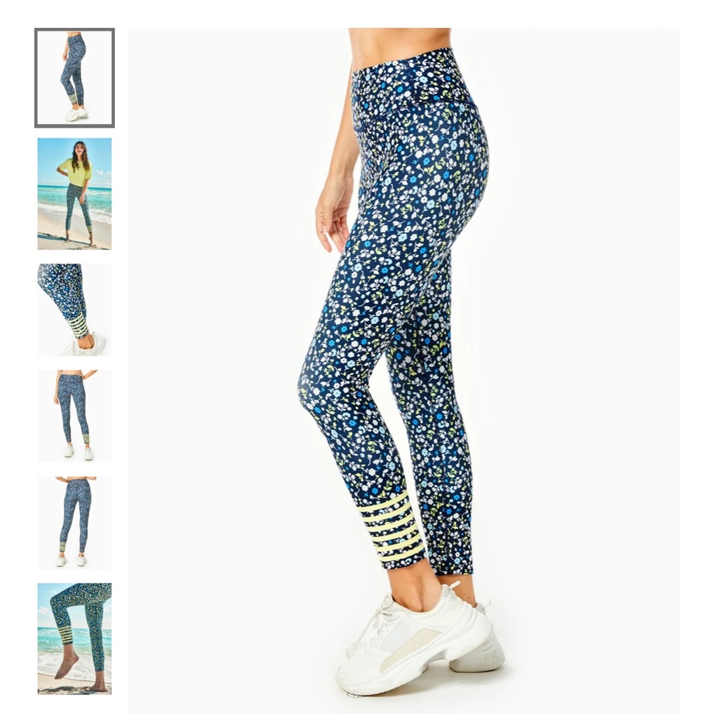 Addison Bay everyday leggings size small court side multi floral print